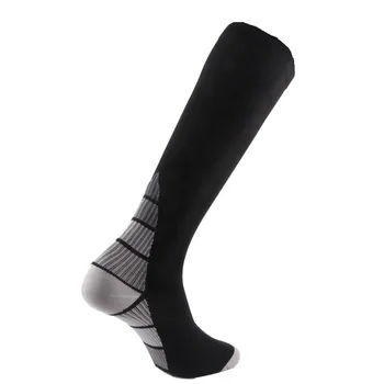 Vyriški elastiniai glaudinimo kojinės virš kelio juostos sporto ilgai barelį slėgio kulkšnies kojinės,Moterims glaudinimo kojinės