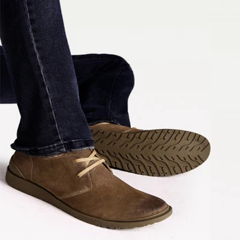 Vyrų odos batus vasaros atsitiktinis derby lauko butai vyrų rankų darbo nėriniai juodi batai vyrams 2020 ruda pavasario bateliai
