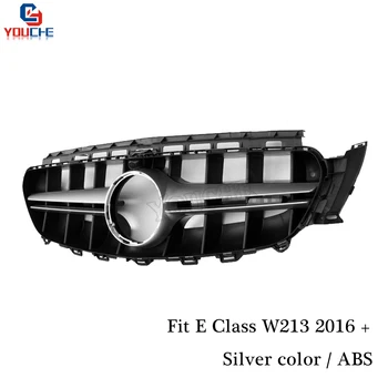 W213 E63 Bamperio Grotelių Akių E63 Stiliaus Grilis Mercedes E Klasės Sedanas 2016 + E250 E300 E350 E400