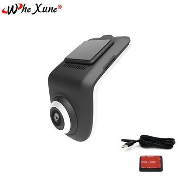 WHEXUNE Originalus U3 Mini Automobilių DVR Kamera Full HD 1080P ADAS Auto Skaitmeninis Vaizdo įrašymo įrenginys Brūkšnys Cam Android Multimedia player