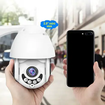 WIFI, Kamera, Lauko Full HD 1080P Wi-fi IP Kamera, Wireless Laidinio PTZ Speed Dome CCTV Saugumo Kameros App ICSee Namų Surveilance