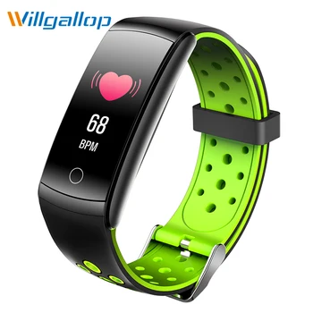 Willgallop Q8L IP68 vandeniui širdis ir kraujo deguonies stebėjimo informaciją primena vyrų ir moterų sports tracker smartbracelet