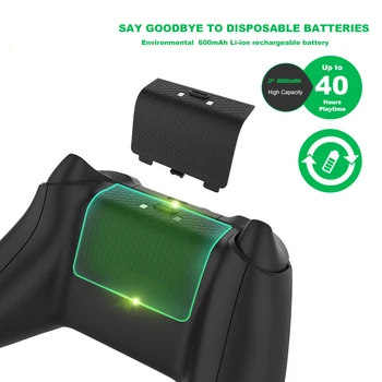 X Box XboxOne-X-S Kontrolierius, žaidimų pulto Baterijos Kroviklis Krovimo Doko Stotis Stovas 2 Baterijos Žaidimas Priedai
