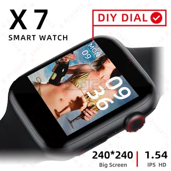 X7 smart žiūrėti 2020 IWO smartwatch Moterų laikrodžiai Skambinkite Širdies ritmo reloj Laikrodžiai Serijos 6 pk iwo 12 amazfit neo gts X6 W26 W46
