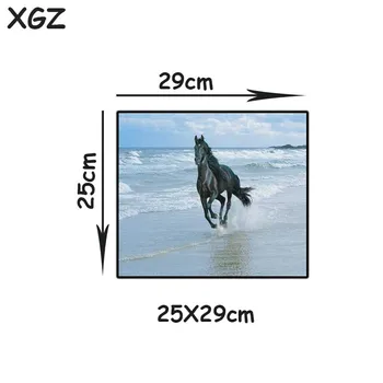 XGZ Pritaikyti Didelių Pelės Mygtukai Juoda Tikslumo Užraktas Krašto Pajūrio Peizažai Gyvūnų Arklių Kompiuterio Stalas Kilimėlis Greitis Guma Non-slip