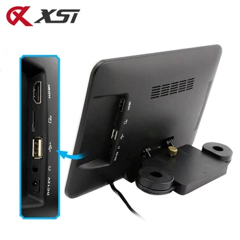 XST 10.2 Colių Ultra-plonas Automobilių Pogalvių Monitorius MP5 vaizdo Grotuvas, HD 1080P Vaizdo Ekranas Su USB/SD/HDMI/FM Siųstuvas/Garsiakalbis