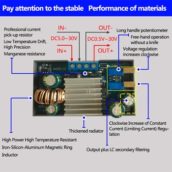 XY-SEP4 Reguliuojamas Automatinis Įtampos ir Įtampos-Žemyn Maitinimo Modulis Nuolatinės Įtampos ir Srovės Saulės Baterija