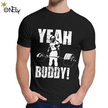 Yeah Buddy Ronnie Coleman Įstaiga Pastate T Shirt Apvalus Kaklas Vasarą Vyrams Grynos Medvilnės Plius Dydis Trumpas Rankovės