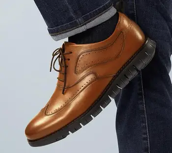 Youpin qimian vyriški batai atsitiktinis sporto Oksfordo bateliai antibakterinis dezodoruojantis šviesos elastinga padas stereo paspaudus raižyti batai