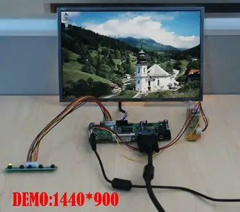 Yqwsyxl Kontrolės Valdyba Stebėti Rinkinys CLAA154WA05A HDMI + DVI + VGA LCD LED ekrano Valdiklio plokštės Tvarkyklės