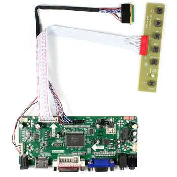 Yqwsyxl Kontrolės Valdyba Stebėti Rinkinys M140NWR2 R1 HDMI+DVI+VGA LCD LED ekrano Valdiklio plokštės Tvarkyklės