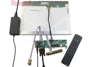 Yqwsyxl Rinkinys LTN173KT02-L01 TV+HDMI+VGA+AV+USB LCD LED ekrano Valdiklio Tvarkyklę Valdyba