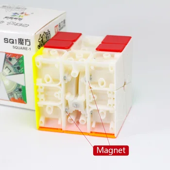 Yuxin Zhisheng Mažai Magija SQ1 Kubo Magnetinio & Reguliariai SQ1 1speed SQ-1 Kubo Galvosūkį Kubeliai Žaislai Vaikams Cubo Aikštėje-1 Žaislai