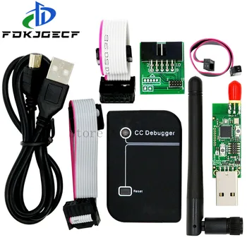 Zigbee Emuliatorius CC-USB Derintuvas Programuotojas CC2540 CC2531 Sniffer su antena ir 