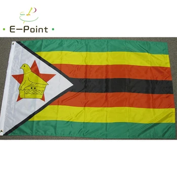 Zimbabvės Vėliava 2ft*3ft (60*90cm) 3ft*5ft (90*150cm) Dydis Kalėdų Dekoracijas Namų Vėliavos Banner