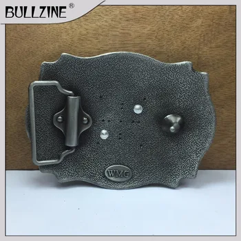 Į Bullzine N raidė diržo sagtis su alavo ir aukso apdaila FP-03687-N tinka 4cm pločio diržas .