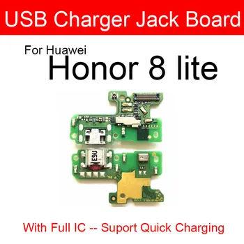 Įkroviklio USB Kištuką Valdybos Huawei Honor 8 V9 9 9E 10 V10 10i 20S 20i V20 20 lite pro Įkrovimo lizdas Moduliui Usb Jungtis Valdyba