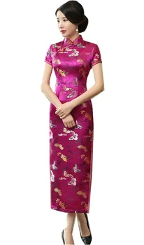 Šanchajaus Istoriją, Naują Atvykimo Kinų Tradicinė Suknelė Ilgai Qipao Kinijos Cheongsam Moters Rytų Suknelė