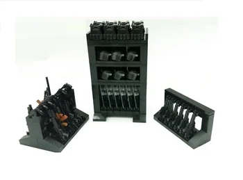 Šaunamųjų ginklų įranga stalčiuko miesto swat ginklų, policijos, karinių modelių Kūrimo rinkiniai Statybinės Plytos Blokas originalus mini Žaislai