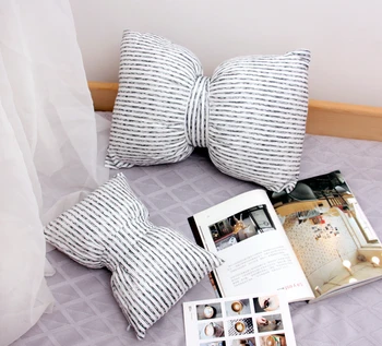 Šiaurės stiliaus Mielas serijos rožinė bowknot mesti pagalvę atgal pagalvėlės sofa-dekoratyvinis draugei dovana gimtadienio namas pagalvėlės, pagalvės #/
