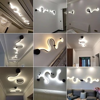 Šiuolaikinių Led lubų Šviesos diodų (Led) Sconce lubų Lempa Namų Miegamąjį kambarį, Vonios kambaryje, Koridoriuje Viešbutis Eilėje žibintai LED Blizgikliai