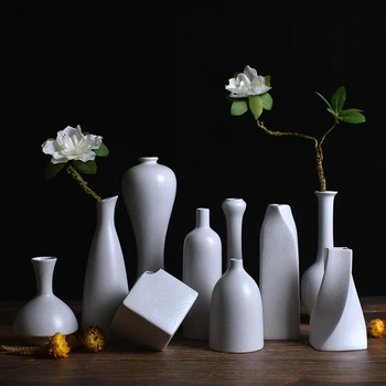 Šiuolaikinės Keramikos Vaza, Vestuvių Dekoravimas Creative Black Darbalaukio Vaza Talpykla Vazonas Namų Puošybai Amatų Dovana