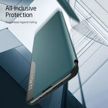 Šoninio Lango Odos Flip Case For Xiaomi Poco X3 NFC Telefono Dangtelį Xiomi Mi Poco M3 X3nfc Pocox3 Pocom3 X 3 M, 3 Pocophone
