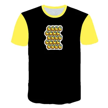 Žaidimas Tarp Mūsų, O Kaklo T-shirt Vaikai Juokinga Berniukų Marškinėliai Girl Grafinis T Marškinėliai Vasaros Medvilnės trumpomis Rankovėmis Tee Camisas 2021