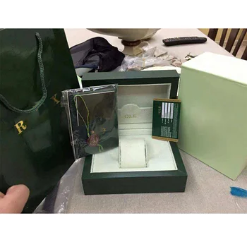 Žiūrėti talpinimo high-end dovanų dėžutėje medinio medžiagos, pilka trumpas pliušinis pamušalas dovanų nešti maišą žiūrėti dėžutė, pilnas komplektas