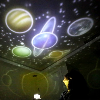 Žvaigždėtas Dangus Naktį Šviesos Projektorius Saulės Sistema, Galaktika Šviesos diodų (LED) Miegamojo Magic Star Projektorius Vaikų Naujųjų Metų Kalėdų Dovana